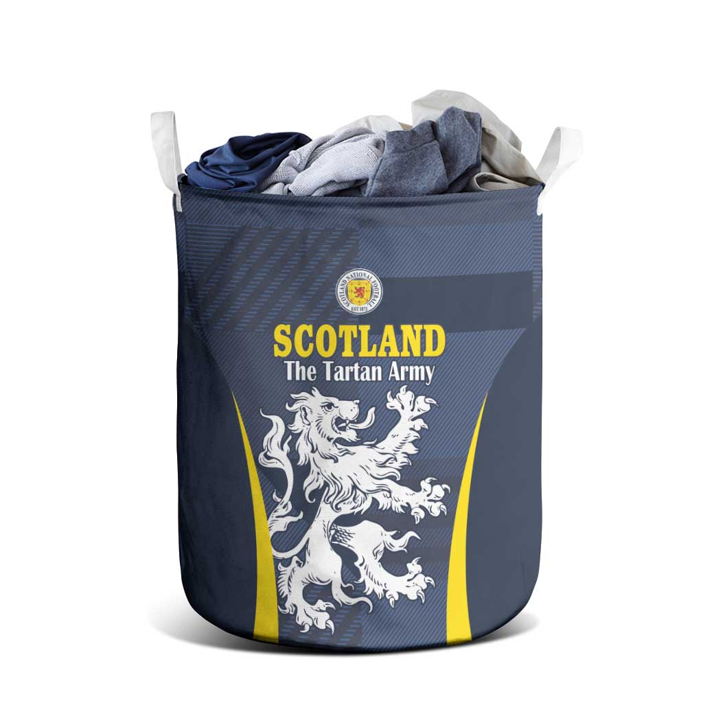Scotland Football Laundry Basket Scottish Lion Rampant Tartan Fan - Wonder Print Shop
