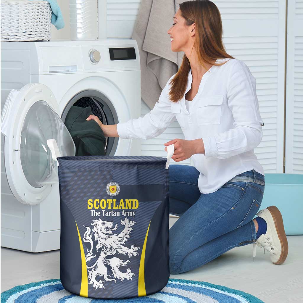 Scotland Football Laundry Basket Scottish Lion Rampant Tartan Fan - Wonder Print Shop