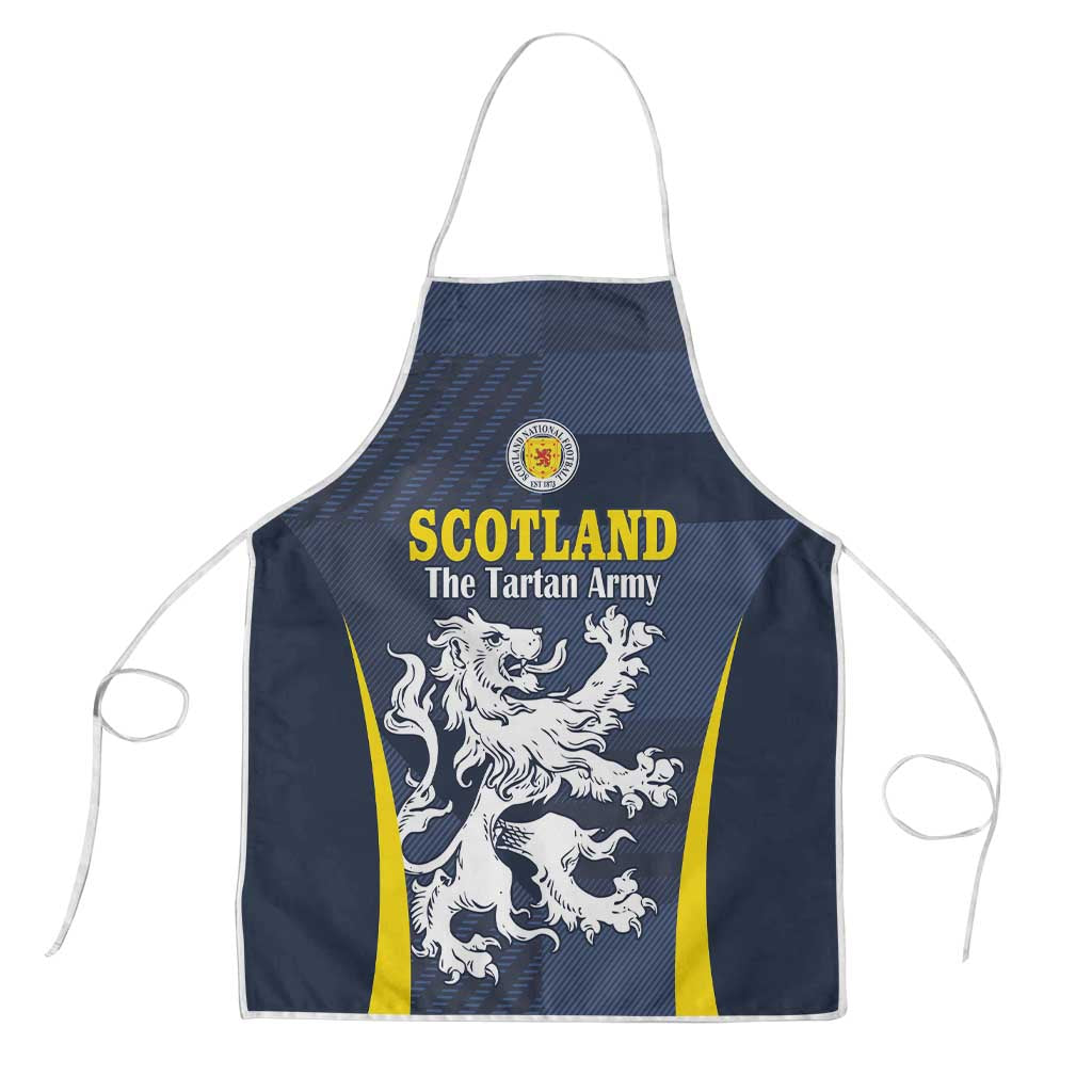 Scotland Football Apron Scottish Lion Rampant Tartan Fan - Wonder Print Shop