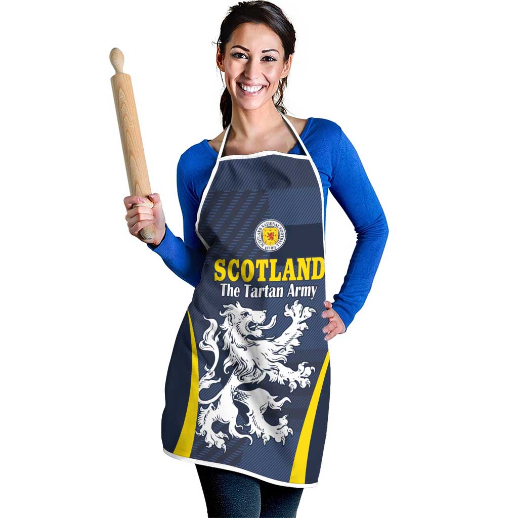 Scotland Football Apron Scottish Lion Rampant Tartan Fan - Wonder Print Shop