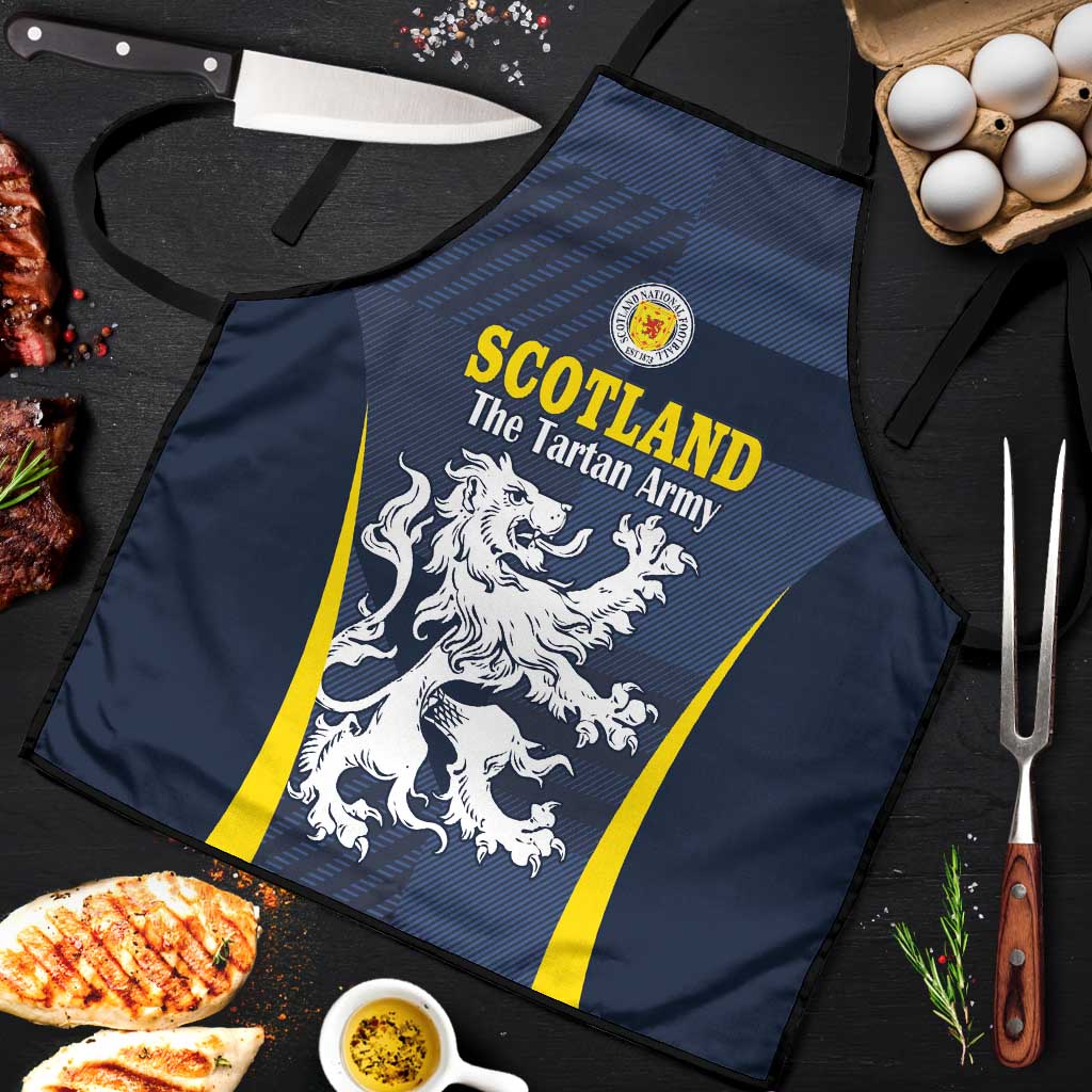 Scotland Football Apron Scottish Lion Rampant Tartan Fan - Wonder Print Shop