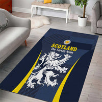 Scotland Football Area Rug Scottish Lion Rampant Tartan Fan - Wonder Print Shop