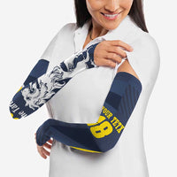 Custom Scotland Football Arm Sleeves Scottish Lion Rampant Tartan Fan - Wonder Print Shop