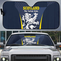 Scotland Football Auto Sun Shade Scottish Lion Rampant Tartan Fan - Wonder Print Shop