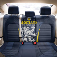 Scotland Football Back Car Seat Cover Scottish Lion Rampant Tartan Fan - Wonder Print Shop