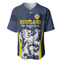 Custom Scotland Football Baseball Jersey Scottish Lion Rampant Tartan Fan - Wonder Print Shop