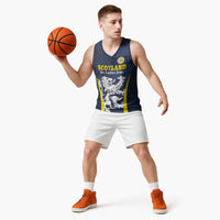Custom Scotland Football Basketball Jersey Scottish Lion Rampant Tartan Fan - Wonder Print Shop