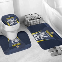 Scotland Football Bathroom Set Scottish Lion Rampant Tartan Fan - Wonder Print Shop