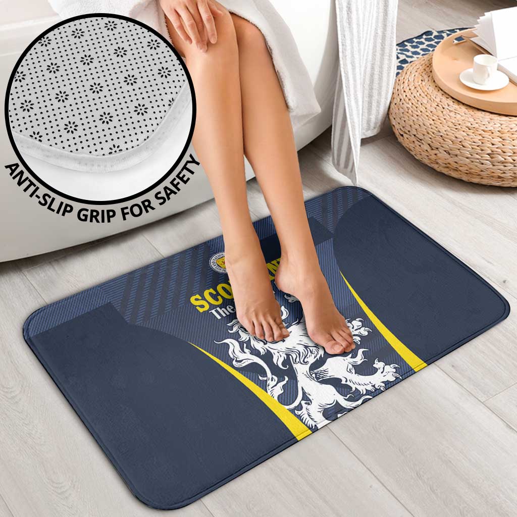 Scotland Football Bathroom Set Scottish Lion Rampant Tartan Fan - Wonder Print Shop