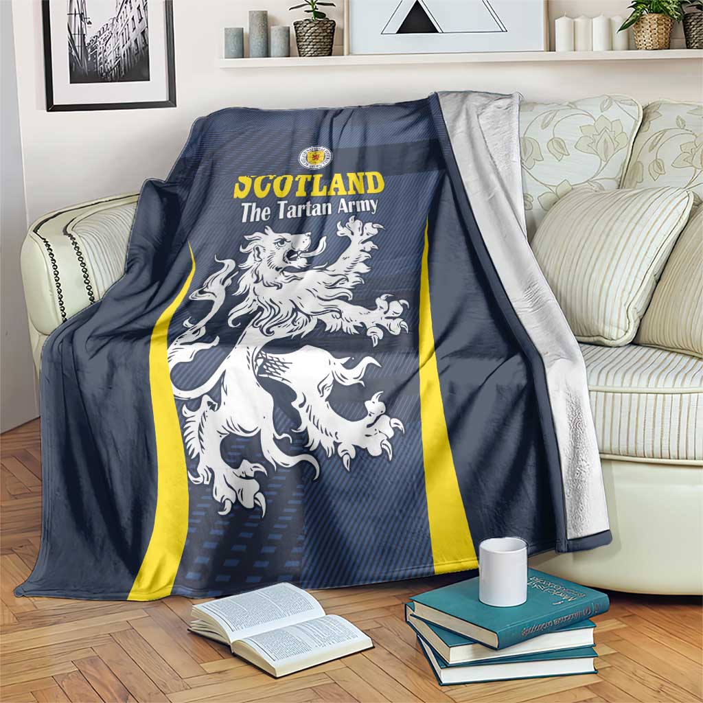 Scotland Football Blanket Scottish Lion Rampant Tartan Fan - Wonder Print Shop