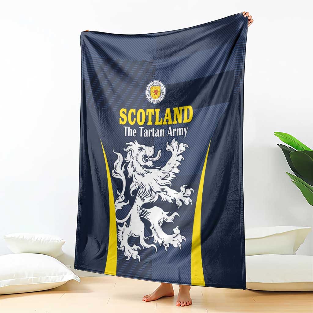 Scotland Football Blanket Scottish Lion Rampant Tartan Fan - Wonder Print Shop