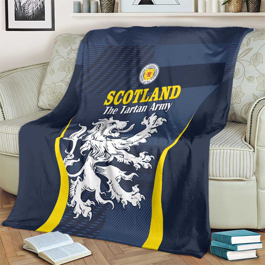 Scotland Football Blanket Scottish Lion Rampant Tartan Fan - Wonder Print Shop