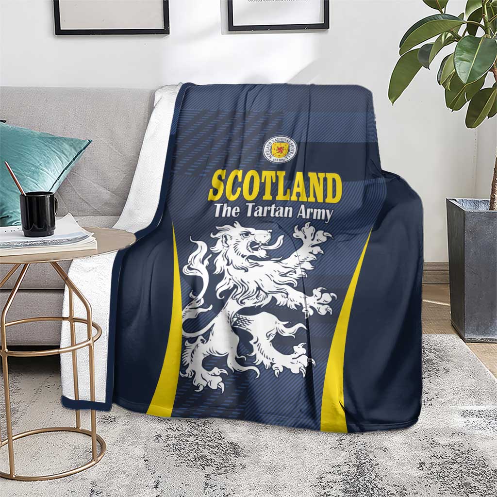 Scotland Football Blanket Scottish Lion Rampant Tartan Fan - Wonder Print Shop
