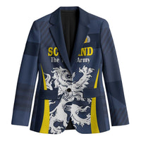 Custom Scotland Football Blazer Scottish Lion Rampant Tartan Fan - Wonder Print Shop