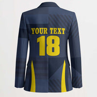Custom Scotland Football Blazer Scottish Lion Rampant Tartan Fan - Wonder Print Shop
