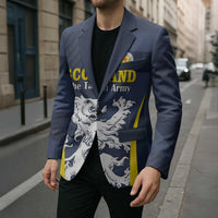 Custom Scotland Football Blazer Scottish Lion Rampant Tartan Fan - Wonder Print Shop