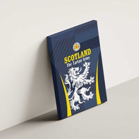 Scotland Football Canvas Wall Art Scottish Lion Rampant Tartan Fan - Wonder Print Shop