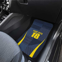 Custom Scotland Football Car Mats Scottish Lion Rampant Tartan Fan - Wonder Print Shop