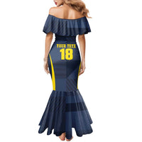 Custom Scotland Football Family Matching Mermaid Dress and Hawaiian Shirt Scottish Lion Rampant Tartan Fan - Wonder Print Shop
