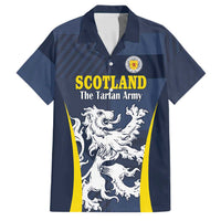 Custom Scotland Football Family Matching Puletasi and Hawaiian Shirt Scottish Lion Rampant Tartan Fan - Wonder Print Shop