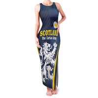 Custom Scotland Football Family Matching Tank Maxi Dress and Hawaiian Shirt Scottish Lion Rampant Tartan Fan - Wonder Print Shop