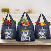 Scotland Football Grocery Bag Scottish Lion Rampant Tartan Fan - Wonder Print Shop