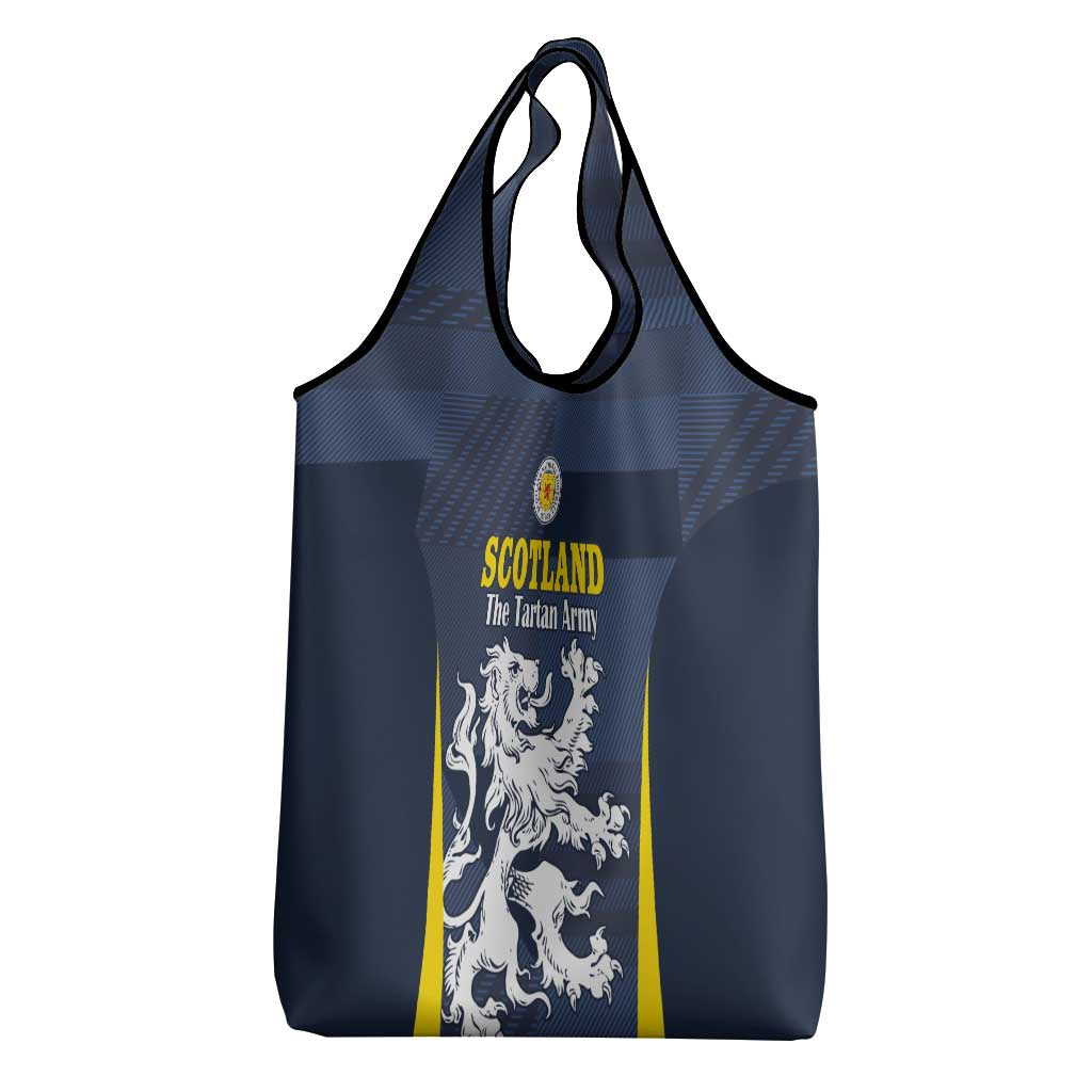 Scotland Football Grocery Bag Scottish Lion Rampant Tartan Fan - Wonder Print Shop