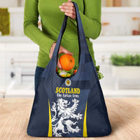 Scotland Football Grocery Bag Scottish Lion Rampant Tartan Fan - Wonder Print Shop