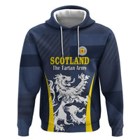 Custom Scotland Football Hoodie Scottish Lion Rampant Tartan Fan - Wonder Print Shop
