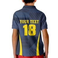 Custom Scotland Football Kid Polo Shirt Scottish Lion Rampant Tartan Fan - Wonder Print Shop