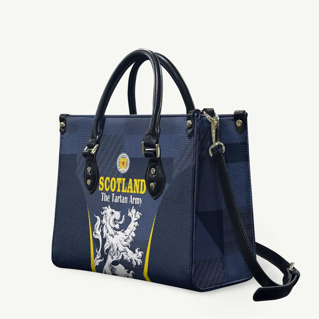 Scotland Football Leather Bag Scottish Lion Rampant Tartan Fan - Wonder Print Shop