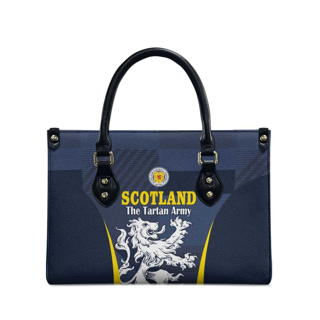 Scotland Football Leather Bag Scottish Lion Rampant Tartan Fan - Wonder Print Shop