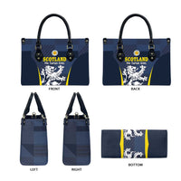 Scotland Football Leather Bag Scottish Lion Rampant Tartan Fan - Wonder Print Shop