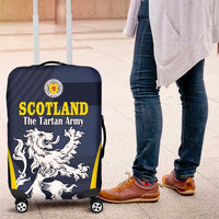 Scotland Football Luggage Cover Scottish Lion Rampant Tartan Fan - Wonder Print Shop