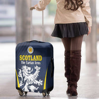 Scotland Football Luggage Cover Scottish Lion Rampant Tartan Fan - Wonder Print Shop
