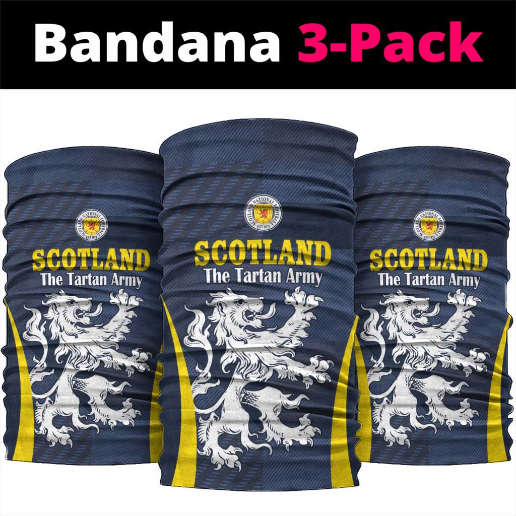 Scotland Football Neck Gaiter Scottish Lion Rampant Tartan Fan - Wonder Print Shop