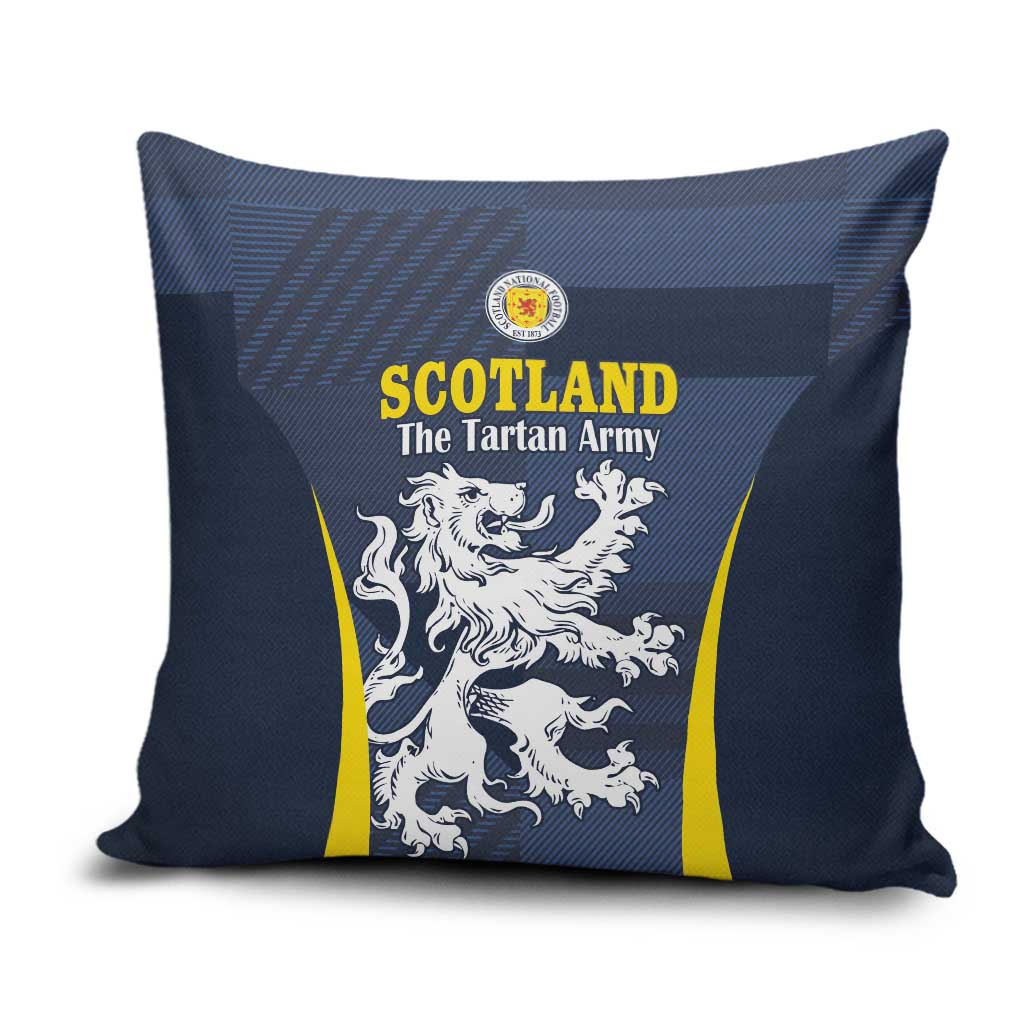 Scotland Football Pillow Cover Scottish Lion Rampant Tartan Fan - Wonder Print Shop