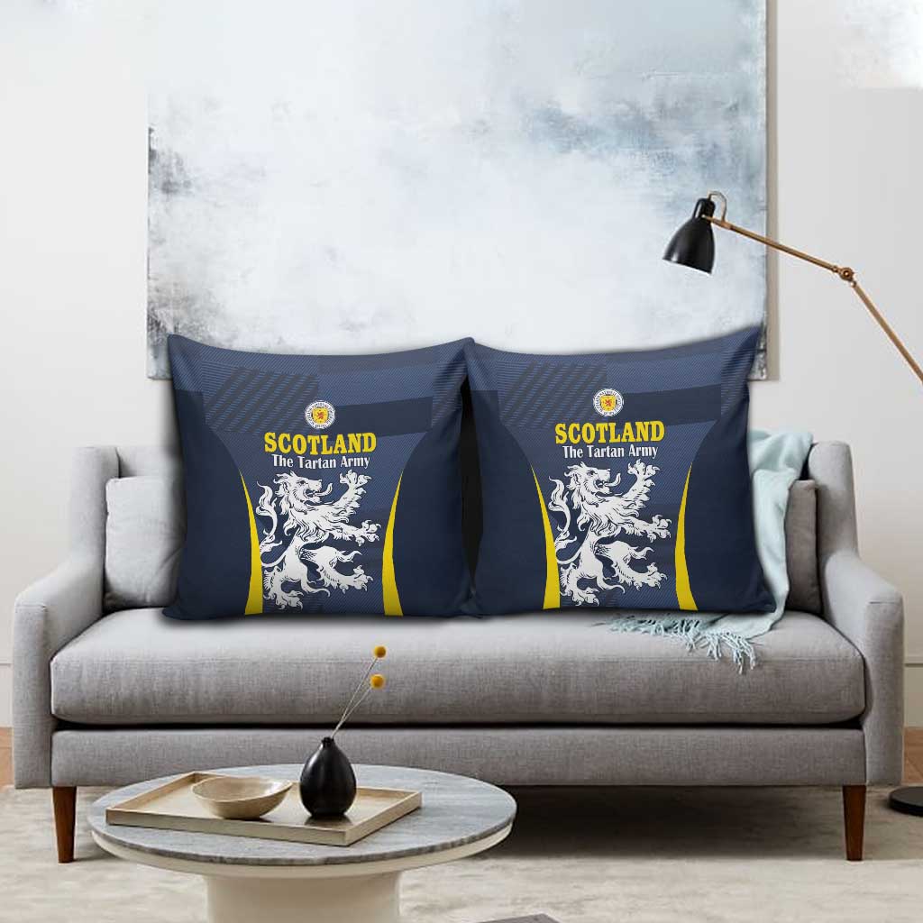 Scotland Football Pillow Cover Scottish Lion Rampant Tartan Fan - Wonder Print Shop