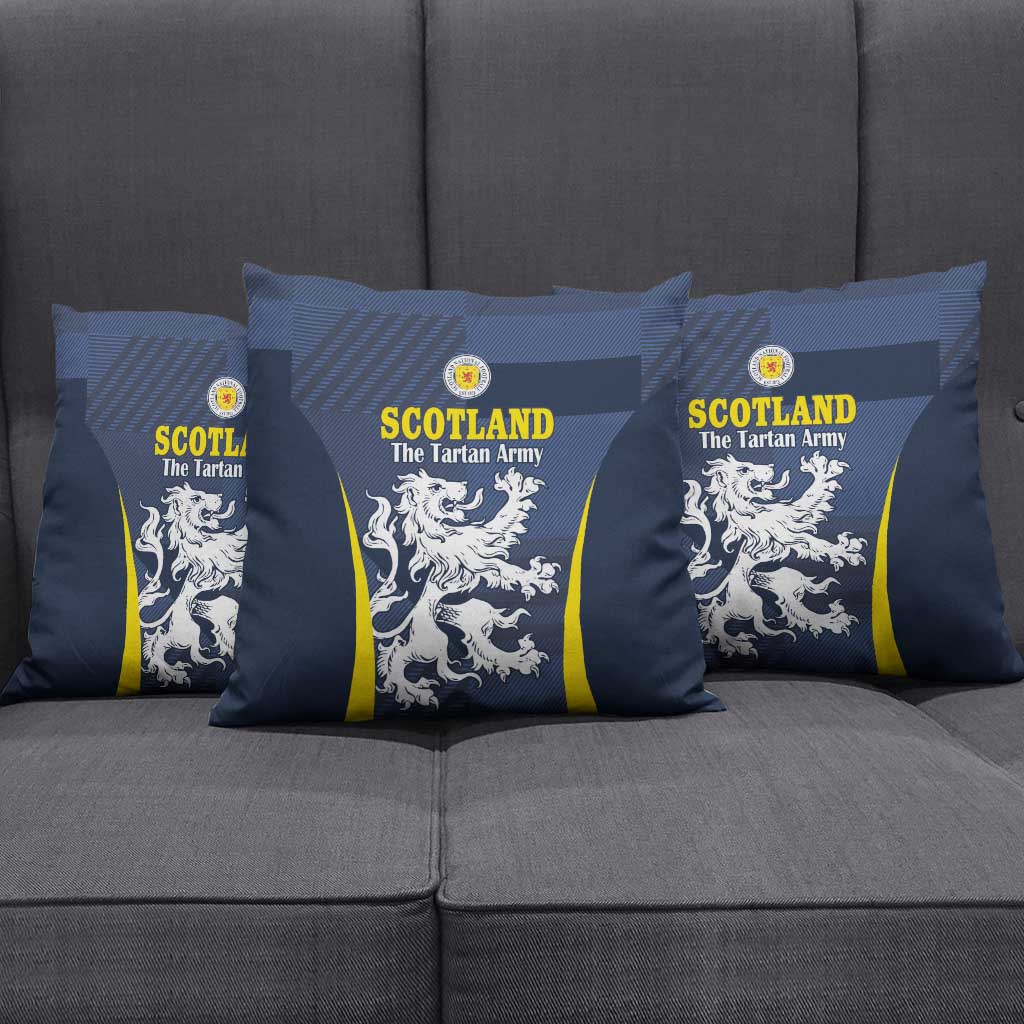 Scotland Football Pillow Cover Scottish Lion Rampant Tartan Fan - Wonder Print Shop