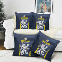 Scotland Football Pillow Cover Scottish Lion Rampant Tartan Fan - Wonder Print Shop