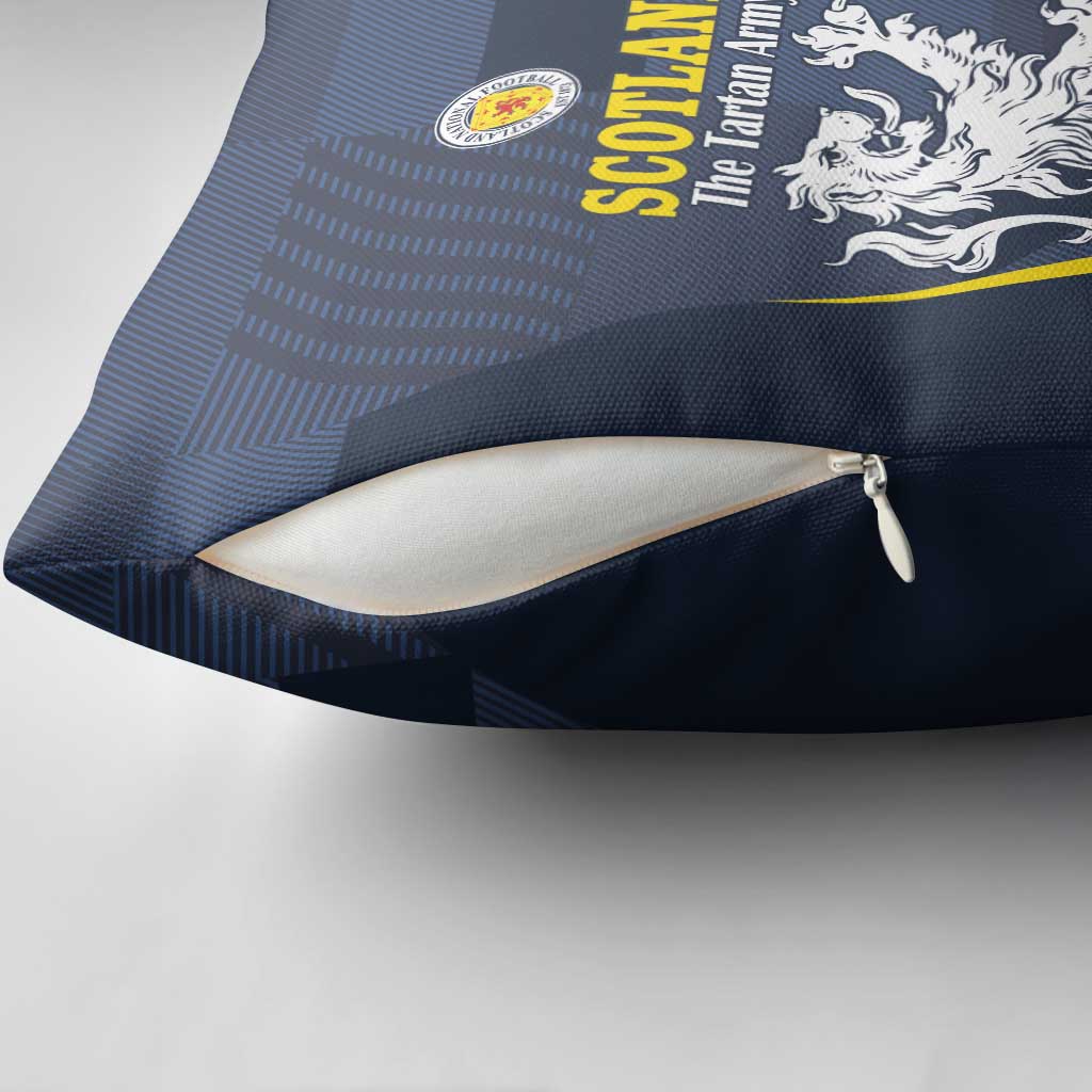 Scotland Football Pillow Cover Scottish Lion Rampant Tartan Fan - Wonder Print Shop