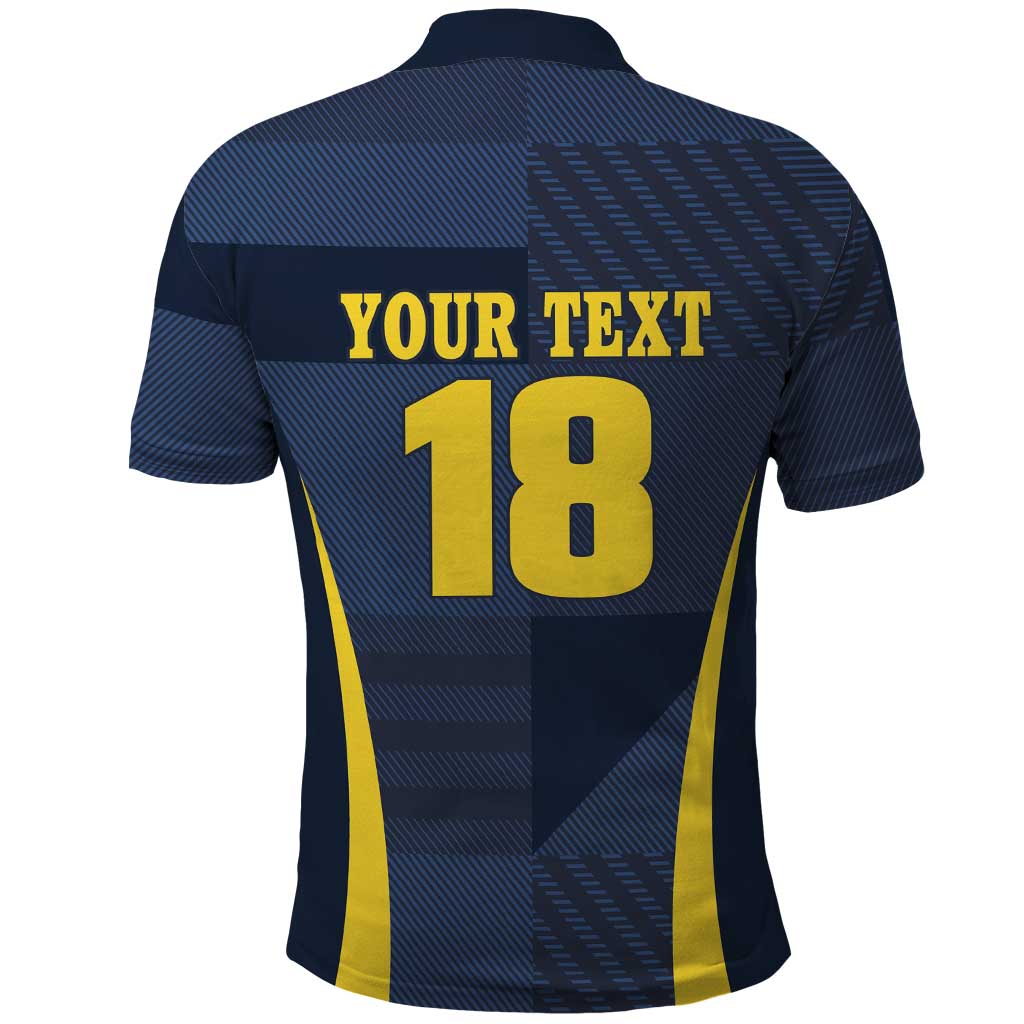 Custom Scotland Football Polo Shirt Scottish Lion Rampant Tartan Fan - Wonder Print Shop