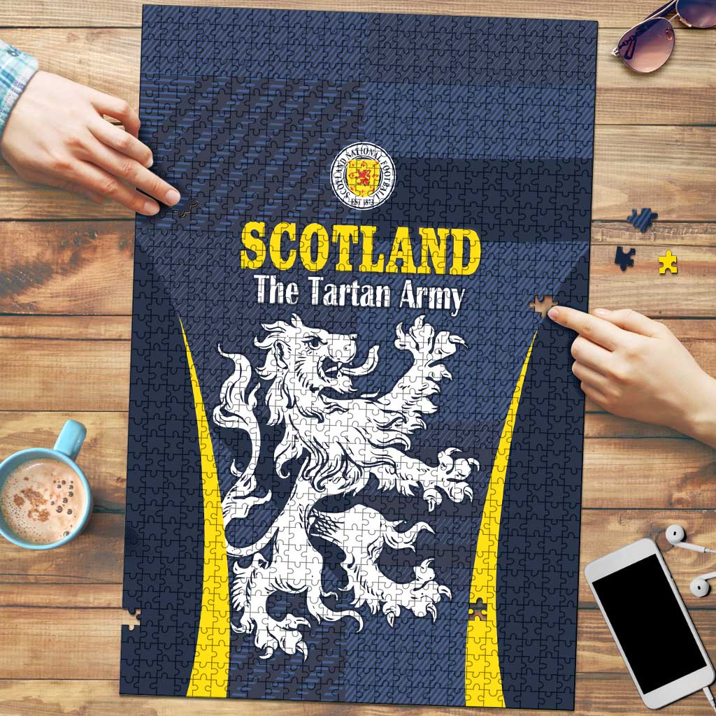 Scotland Football Puzzle Scottish Lion Rampant Tartan Fan - Wonder Print Shop