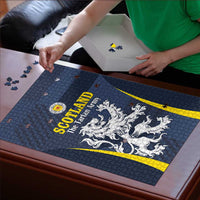 Scotland Football Puzzle Scottish Lion Rampant Tartan Fan - Wonder Print Shop
