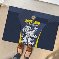 Scotland Football Rubber Doormat Scottish Lion Rampant Tartan Fan - Wonder Print Shop