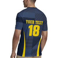 Custom Scotland Football Rugby Jersey Scottish Lion Rampant Tartan Fan - Wonder Print Shop