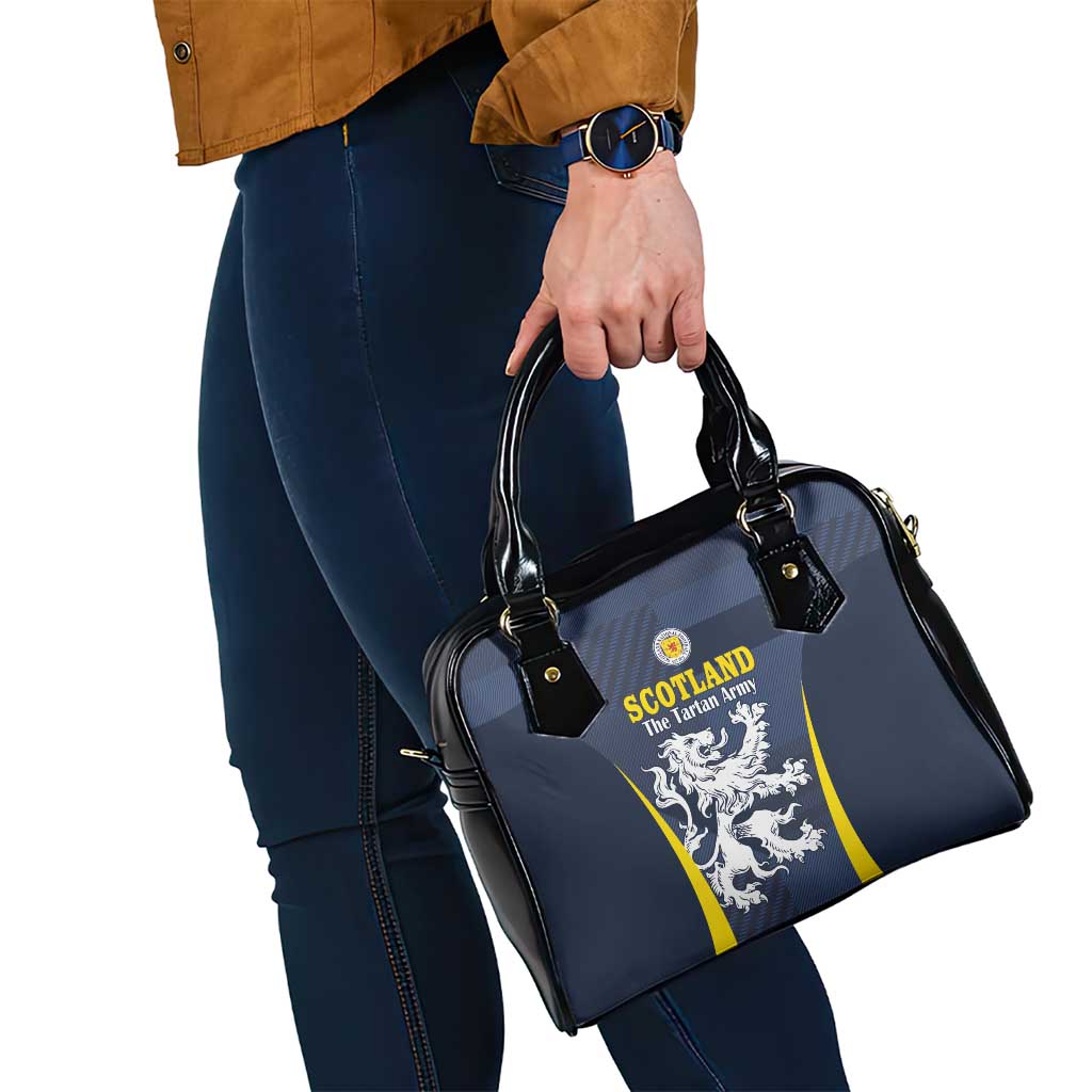 Scotland Football Shoulder Handbag Scottish Lion Rampant Tartan Fan - Wonder Print Shop