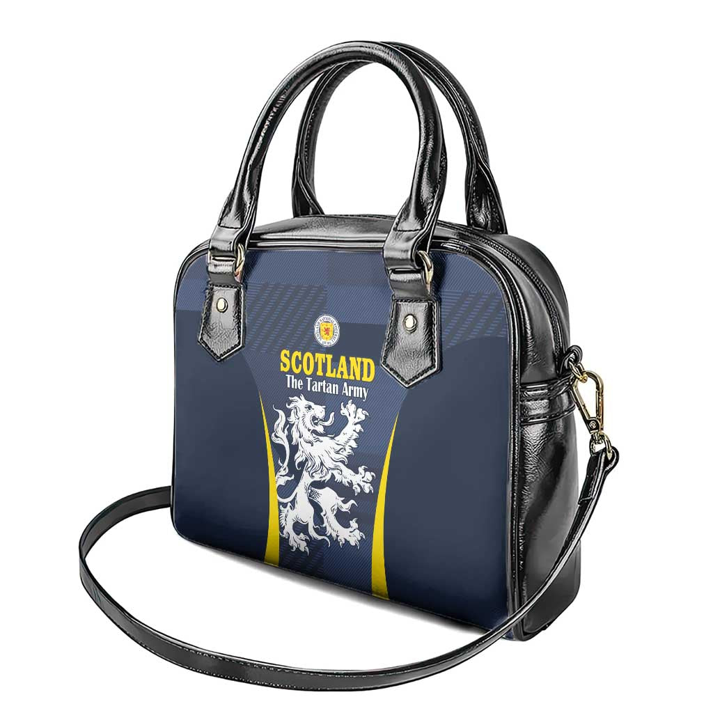 Scotland Football Shoulder Handbag Scottish Lion Rampant Tartan Fan - Wonder Print Shop
