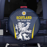 Scotland Football Spare Tire Cover Scottish Lion Rampant Tartan Fan - Wonder Print Shop