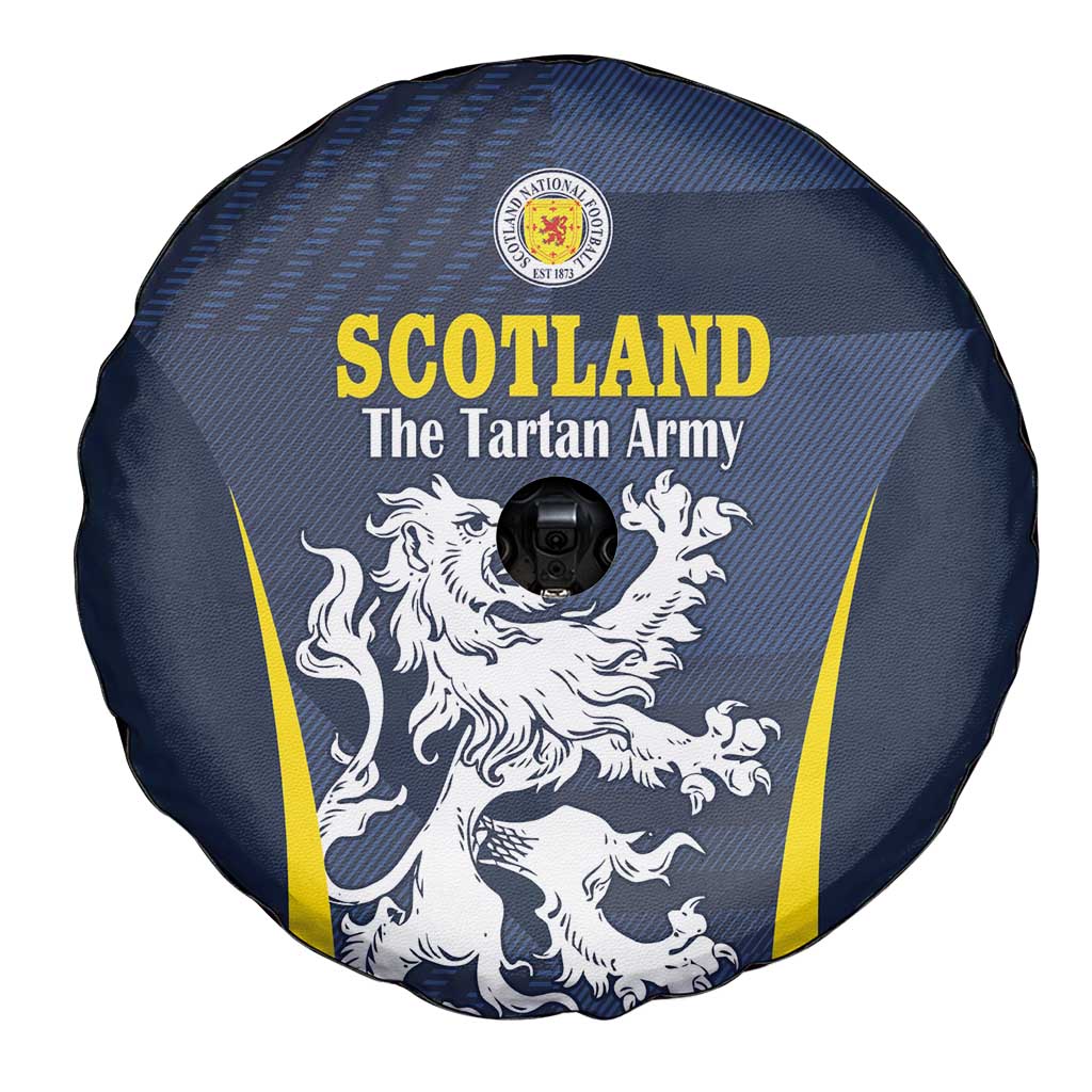 Scotland Football Spare Tire Cover Scottish Lion Rampant Tartan Fan - Wonder Print Shop